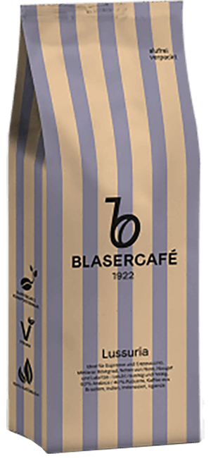 Blasercafé Lussuria 1000g Bohnen