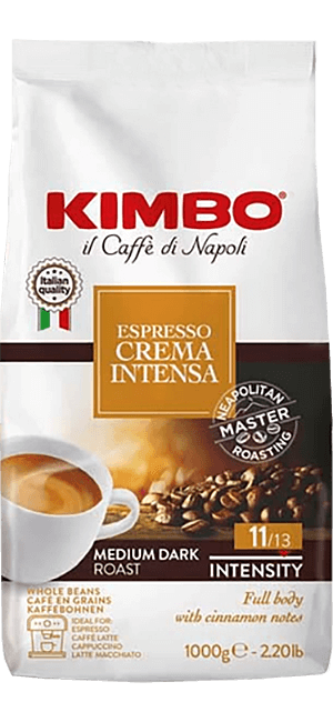 Kimbo Crema Intensa 1000g Bohnen