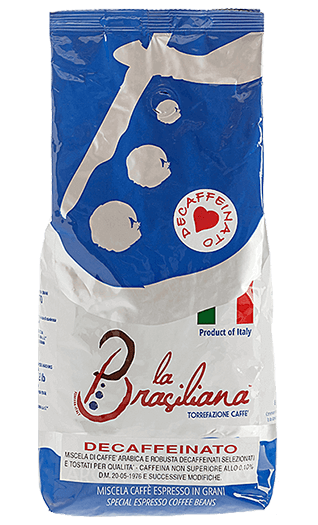 La Brasiliana Caffe Decaffeinato 1000g Bohnen