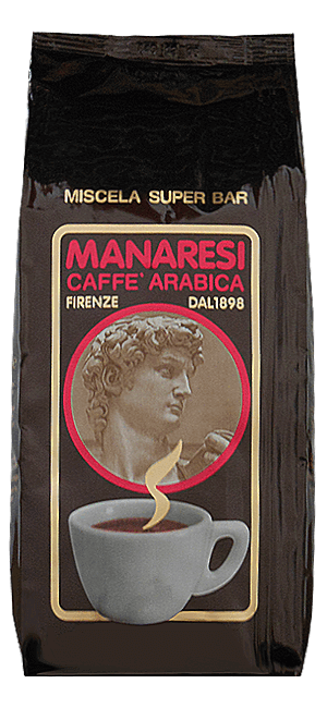 Manaresi Super Bar Brown 1000g Bohnen