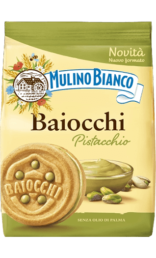 Mulino Bianco Baiocchi Pistacchio Gebäck 240g