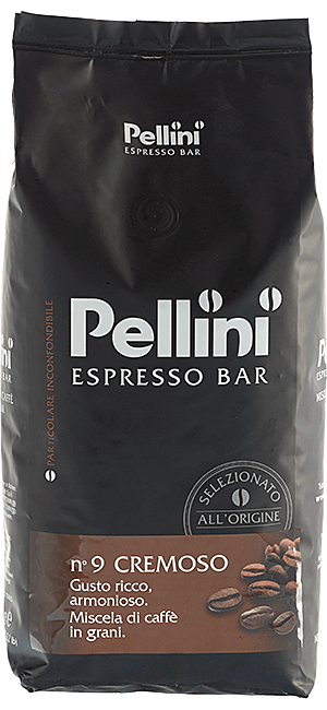 Pellini Espresso Bar N° 9 Cremoso 1000g Bohnen