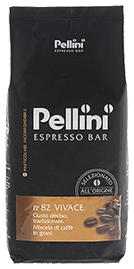 Pellini Espresso Bar N° 82 Vivace Kaffee 1kg Bohnen