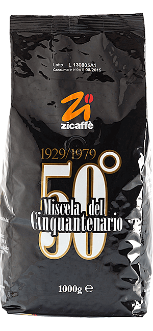 Zicaffè Cinquantenario 50° 1000g Bohnen