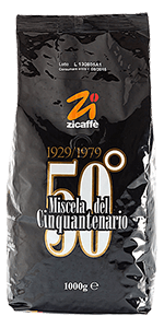 Zicaffe Espresso Cinquantenario 50° 1kg Bohnen